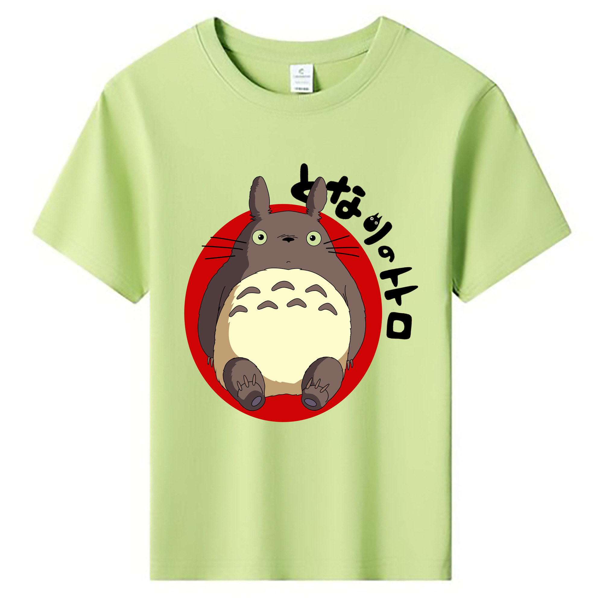 （画像用） となりのトトロ 草壁メイ 草壁サツキ My Neighbor Totoro Satsuki Kusakabe Mei Kusakabe 綿100％キッズTシャツ（フロントプリント）